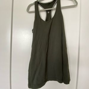 Only Worn Once! Lululemon hunter green tank!